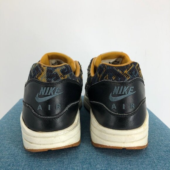 Nike Air Max 1  Curtains Pack Navy Leopard Women's Sneakers size 8 - Picture 5 of 16